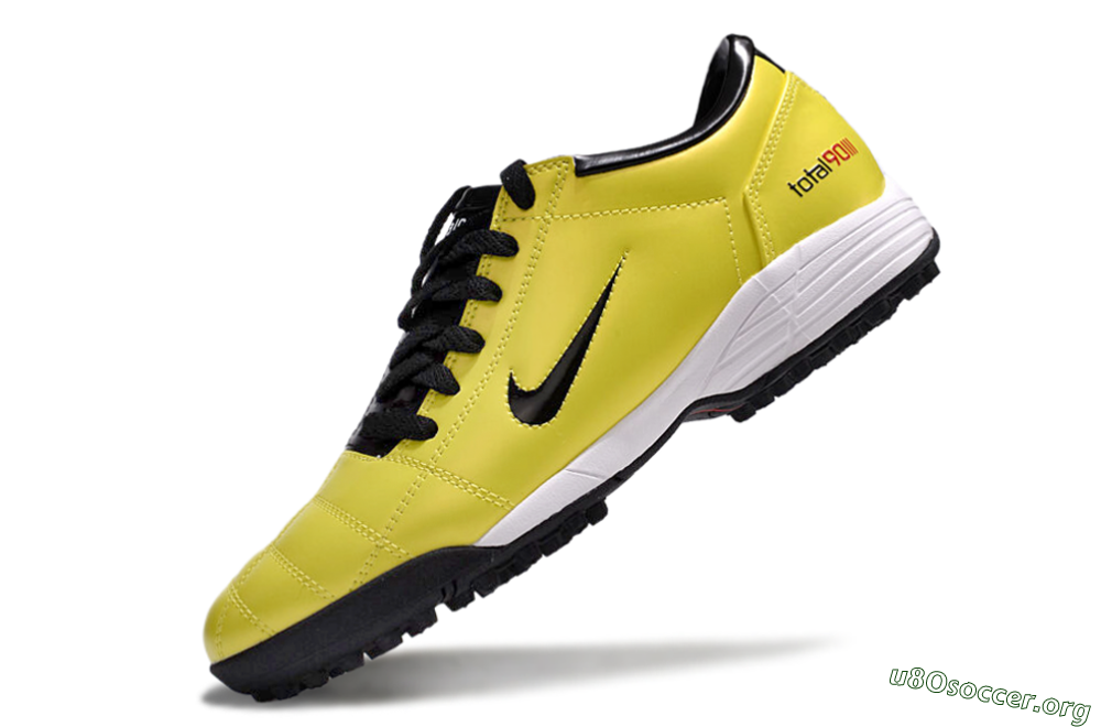 Nike Total 90 II TF Football Shoes - Yellow/Black/White 5