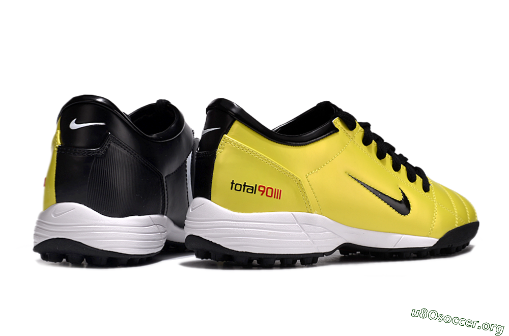 Nike Total 90 II TF Football Shoes - Yellow/Black/White 6