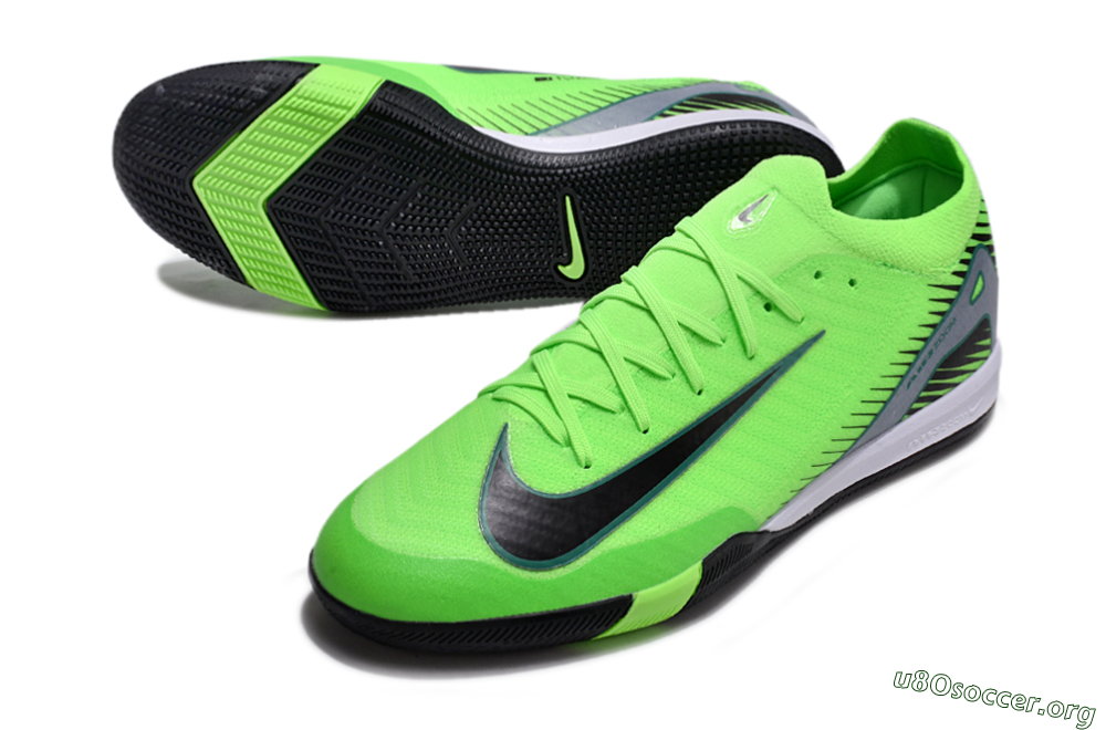 Nike Air Zoom Mercurial Vapor 16 Elite IC Football Shoes - Yellow/Black/Silver 0