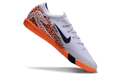 Nike Air Zoom Mercurial Vapor 16 Elite IC Football Shoes - White/Black/Leopard
