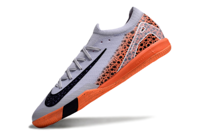 Nike Air Zoom Mercurial Vapor 16 Elite IC Football Shoes - White/Black/Leopard