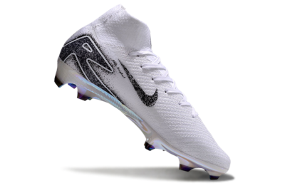 Nike Air Zoom Mercurial Superfly 10 Elite FG Football Boots - White/Black/Grey