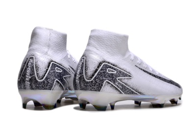 Nike Air Zoom Mercurial Superfly 10 Elite FG Football Boots - White/Black/Grey