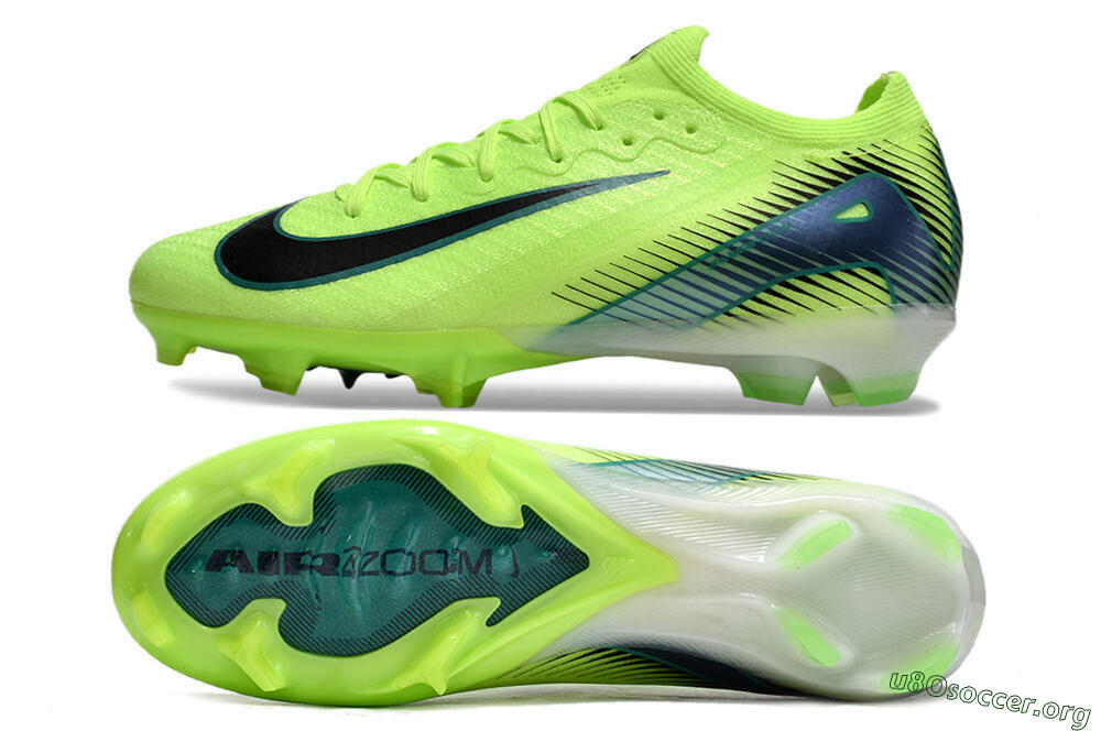 Nike Air Zoom Mercurial Vapor 16 Elite FG Football Boots - Yellow/Green/Blue 1