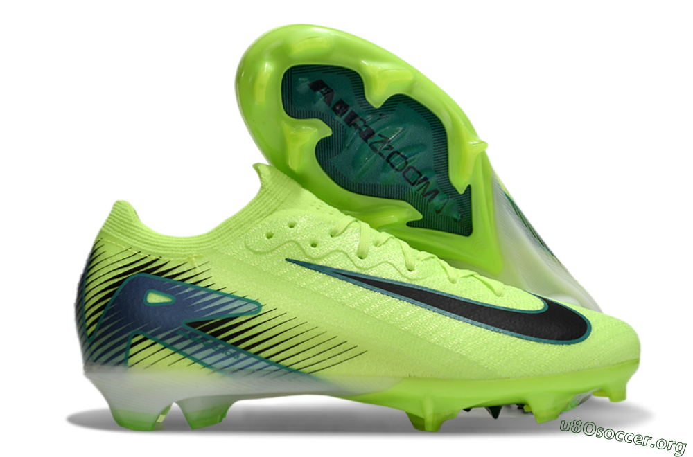 Nike Air Zoom Mercurial Vapor 16 Elite FG Football Boots - Yellow/Green/Blue 2