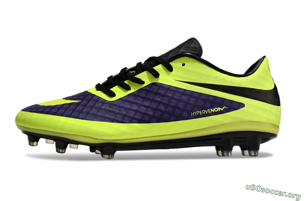Nike Hypervenom Phantom FG Football Boots - Purple/Yellow/Black 3