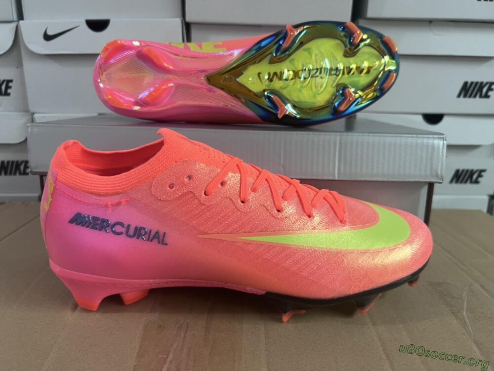 Nike Air Zoom Mercurial Vapor 16 Elite FG Football Boots - Orange/Yellow/Black