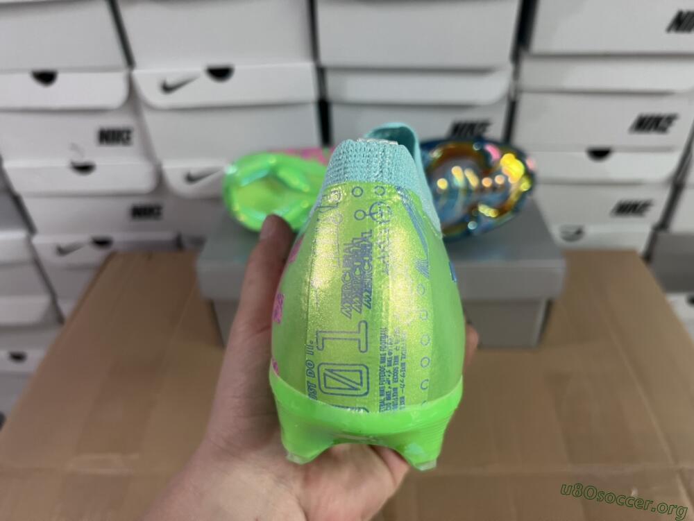 Nike Air Zoom Mercurial Vapor 16 Elite FG Football Boots - Jade/Pink/Yellow
