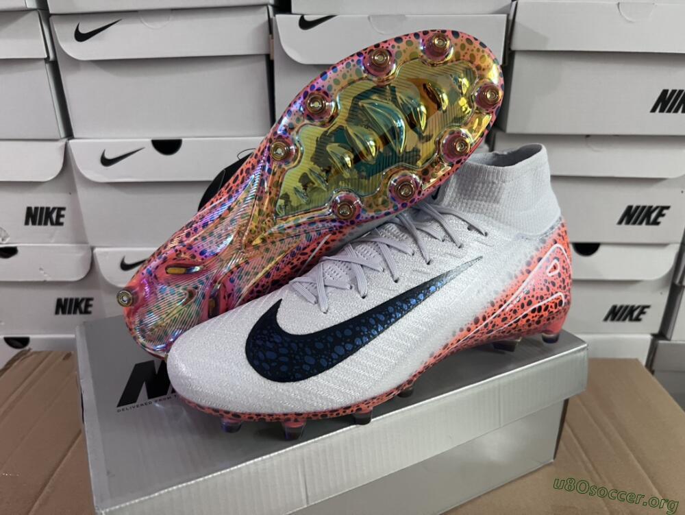 Nike Air Zoom Mercurial Superfly 10 Elite AG Football Boots - Grey/White/Leopard