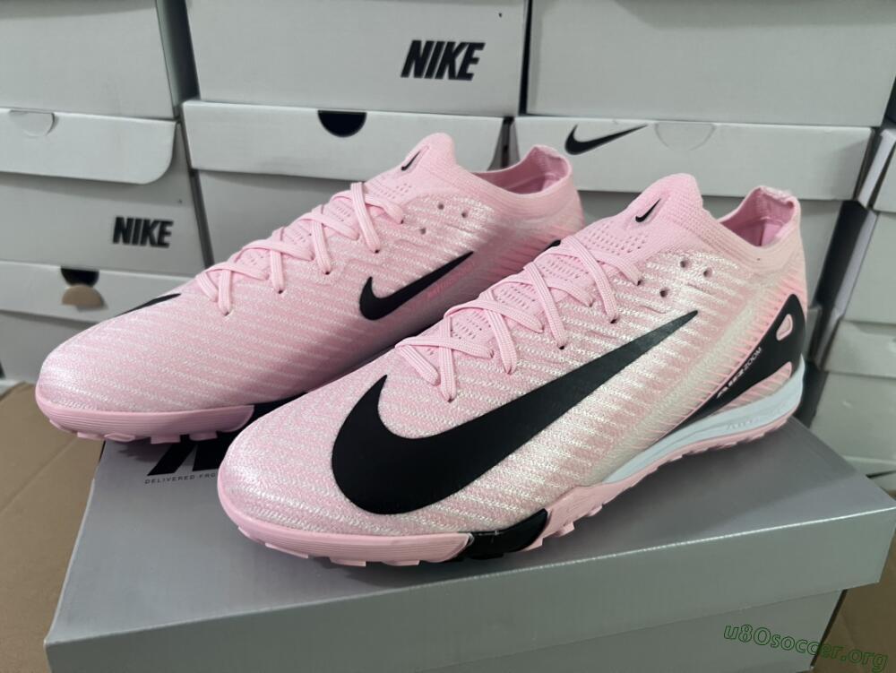 Nike Air Zoom Mercurial Vapor 16 Elite TF Football Shoes - Pink/Black/White