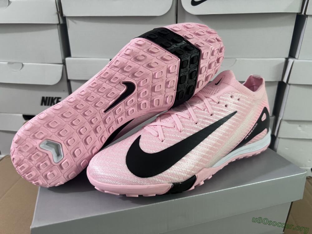 Nike Air Zoom Mercurial Vapor 16 Elite TF Football Shoes - Pink/Black/White
