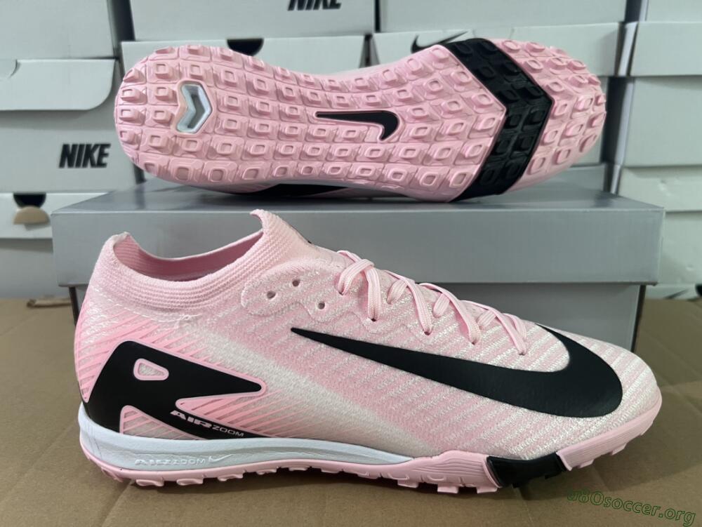 Nike Air Zoom Mercurial Vapor 16 Elite TF Football Shoes - Pink/Black/White