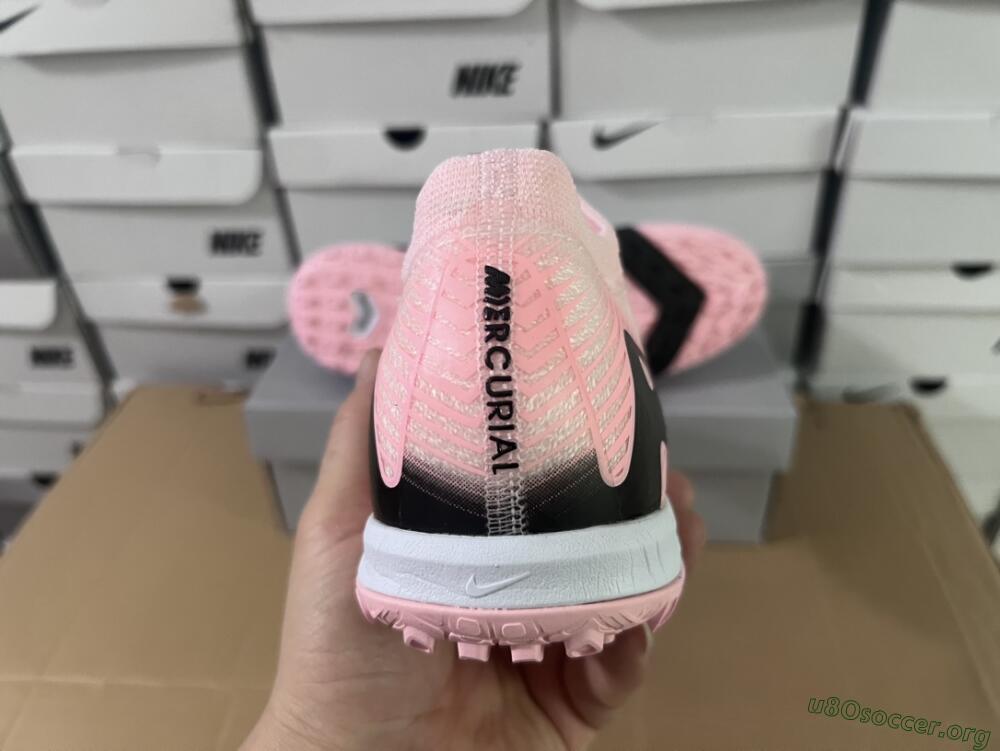 Nike Air Zoom Mercurial Vapor 16 Elite TF Football Shoes - Pink/Black/White