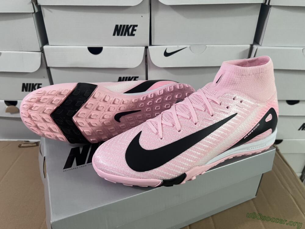 Nike Air Zoom Mercurial Superfly 10 Elite TF Football Shoes - Pink/White/Black