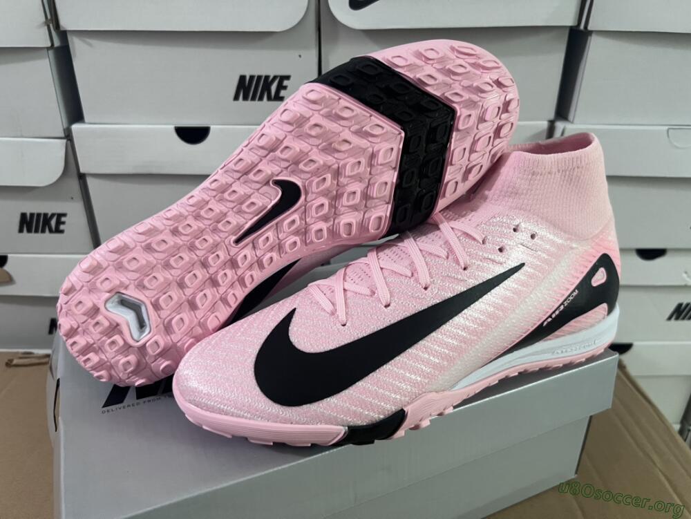 Nike Air Zoom Mercurial Superfly 10 Elite TF Football Shoes - Pink/White/Black
