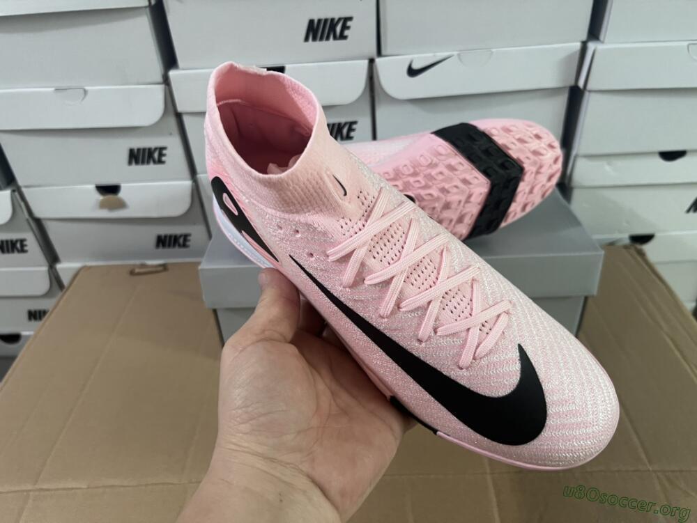 Nike Air Zoom Mercurial Superfly 10 Elite TF Football Shoes - Pink/White/Black