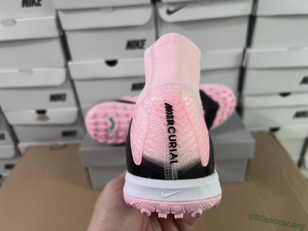 Nike Air Zoom Mercurial Superfly 10 Elite TF Football Shoes - Pink/White/Black