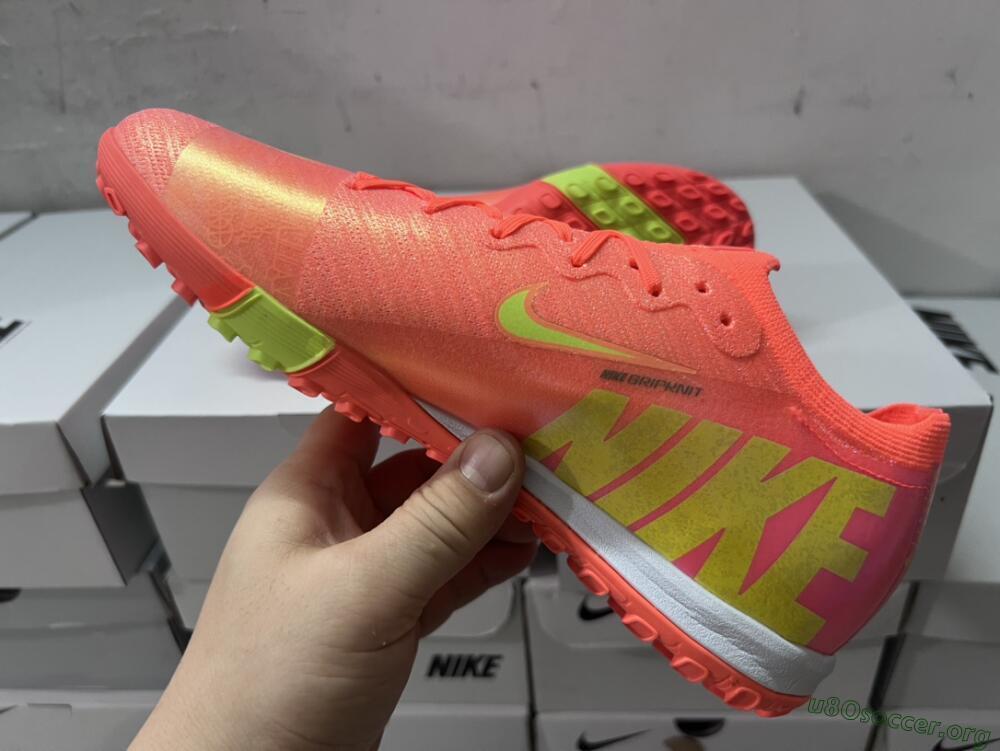 Nike Air Zoom Mercurial Vapor 15 Elite TF Football Shoes - Red/Yellow/White