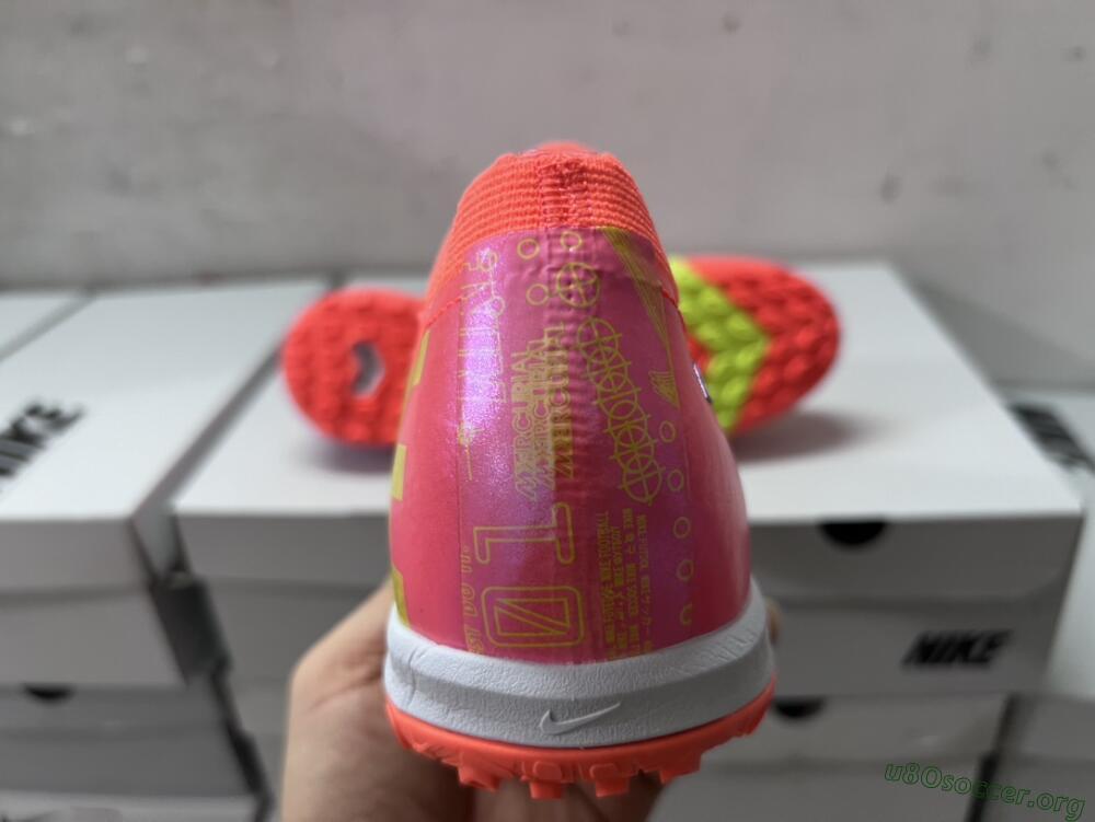 Nike Air Zoom Mercurial Vapor 15 Elite TF Football Shoes - Red/Yellow/White