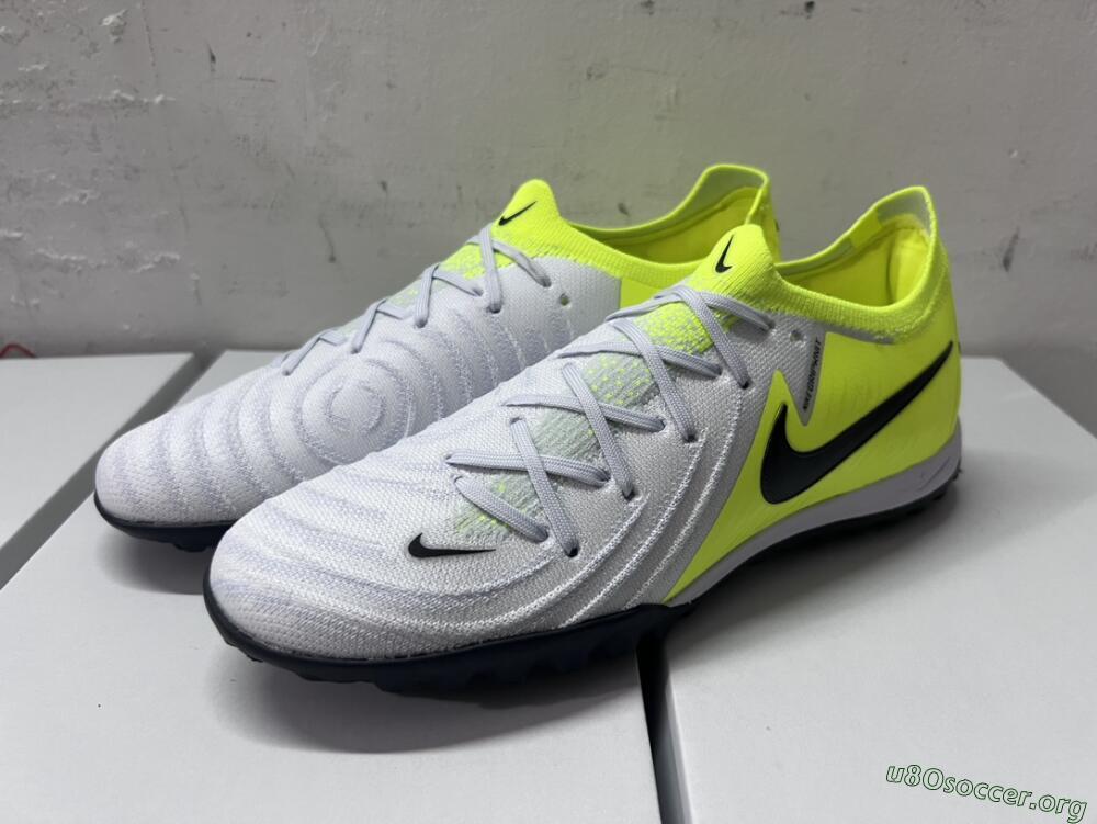 Nike Phantom Luna Elite TF Football Shoes - Grey/Yellow/Black