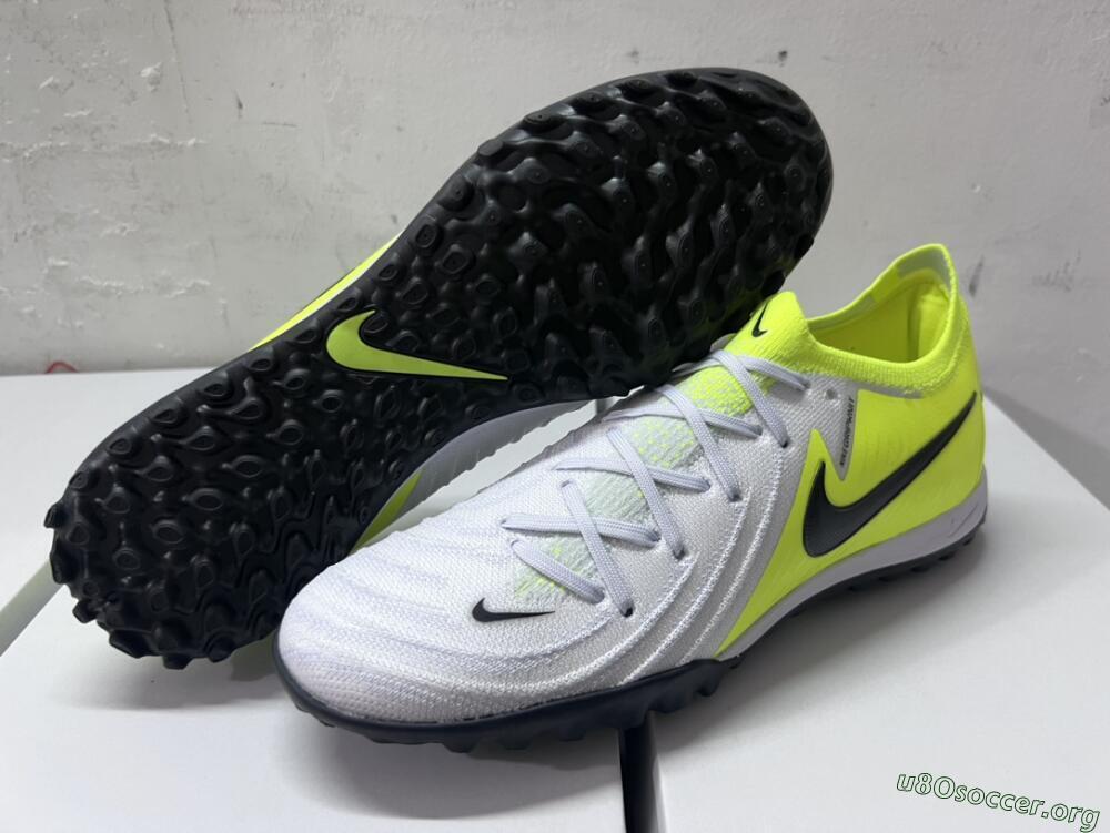 Nike Phantom Luna Elite TF Football Shoes - Grey/Yellow/Black
