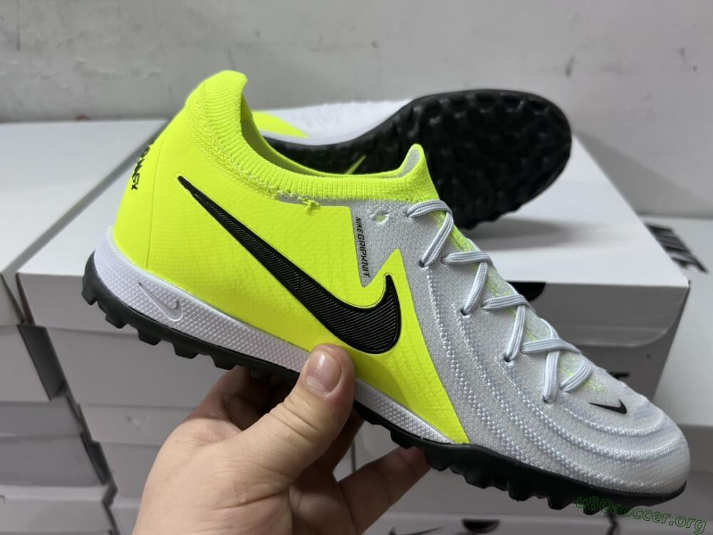 Nike Phantom Luna Elite TF Football Shoes - Grey/Yellow/Black