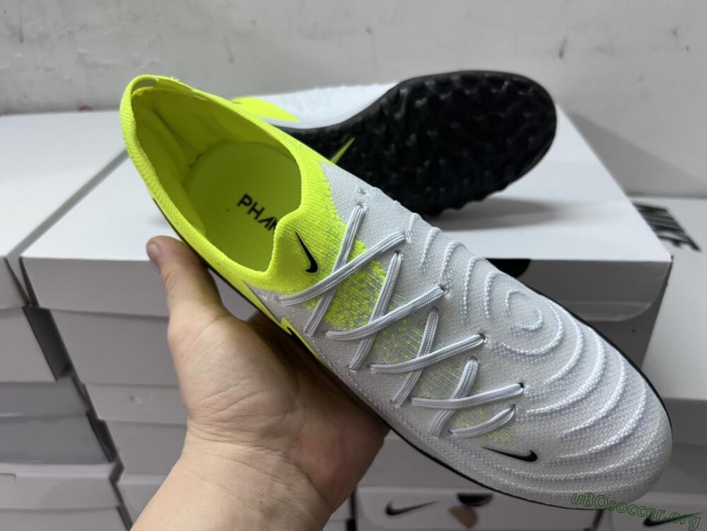 Nike Phantom Luna Elite TF Football Shoes - Grey/Yellow/Black