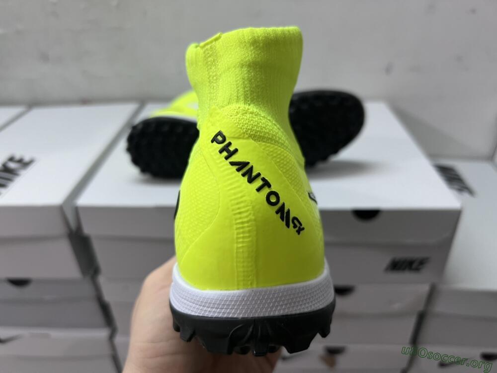 Nike Phantom Luna Elite NU TF Football Shoes - Grey/Yellow/Black