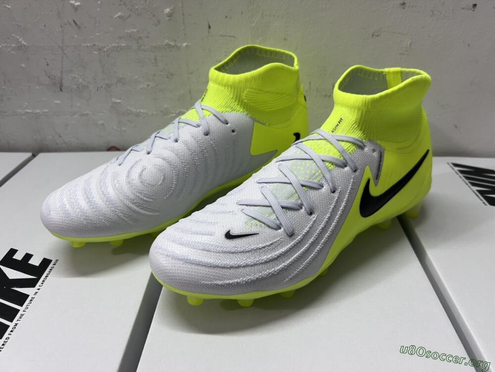 Nike Phantom Luna Elite AG Football Boots - Grey/Yellow/Black
