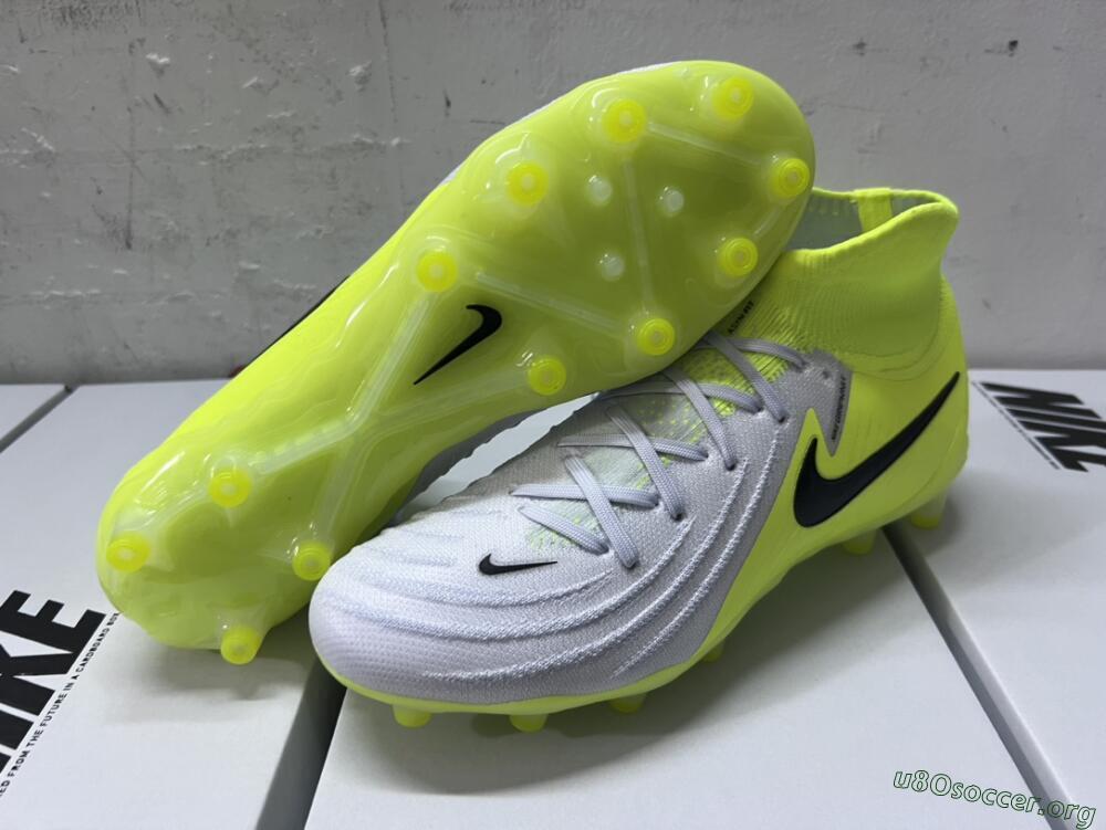 Nike Phantom Luna Elite AG Football Boots - Grey/Yellow/Black