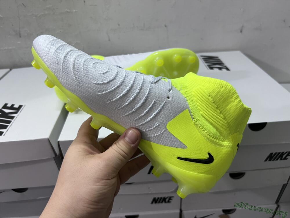 Nike Phantom Luna Elite AG Football Boots - Grey/Yellow/Black