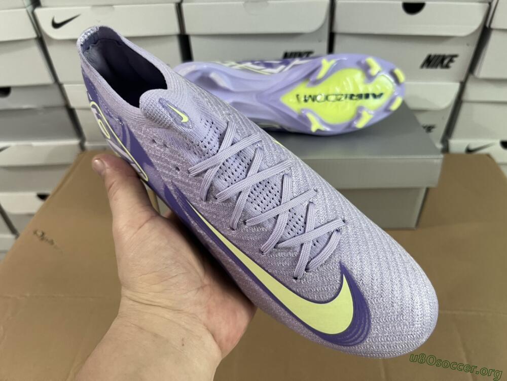 Nike Air Zoom Mercurial Vapor 16 Elite FG Football Boots - Purple/Yellow/White