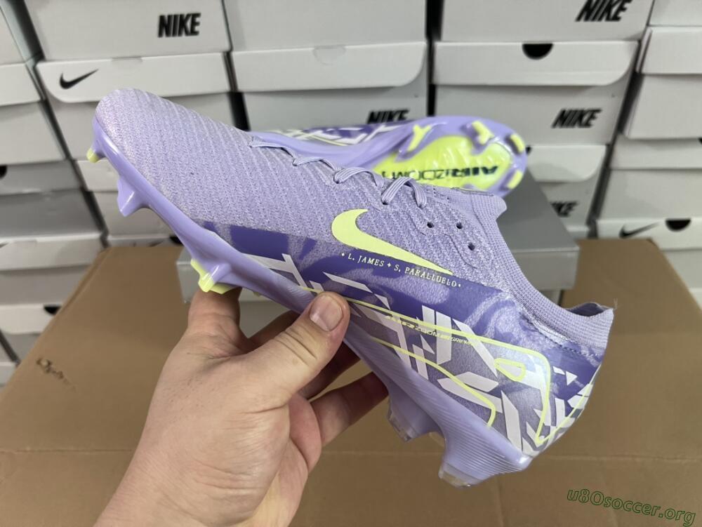 Nike Air Zoom Mercurial Vapor 16 Elite FG Football Boots - Purple/Yellow/White