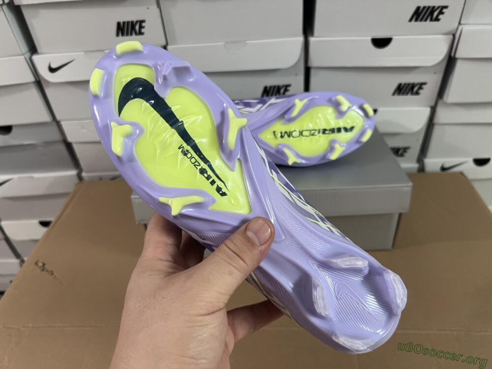 Nike Air Zoom Mercurial Vapor 16 Elite FG Football Boots - Purple/Yellow/White