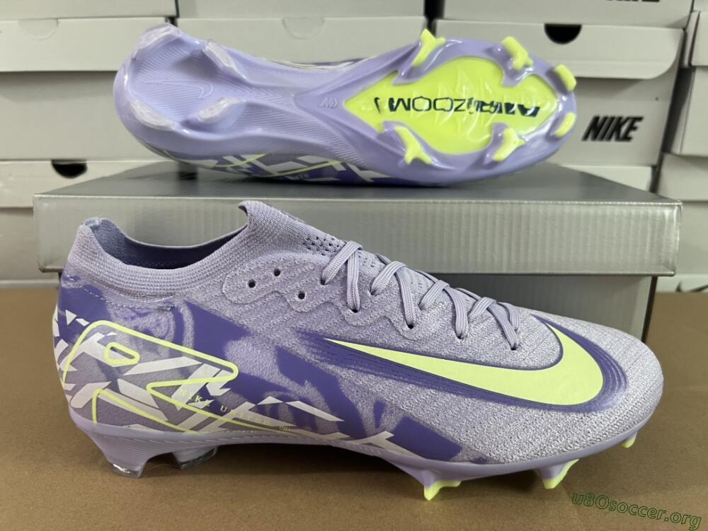 Nike Air Zoom Mercurial Vapor 16 Elite FG Football Boots - Purple/Yellow/White