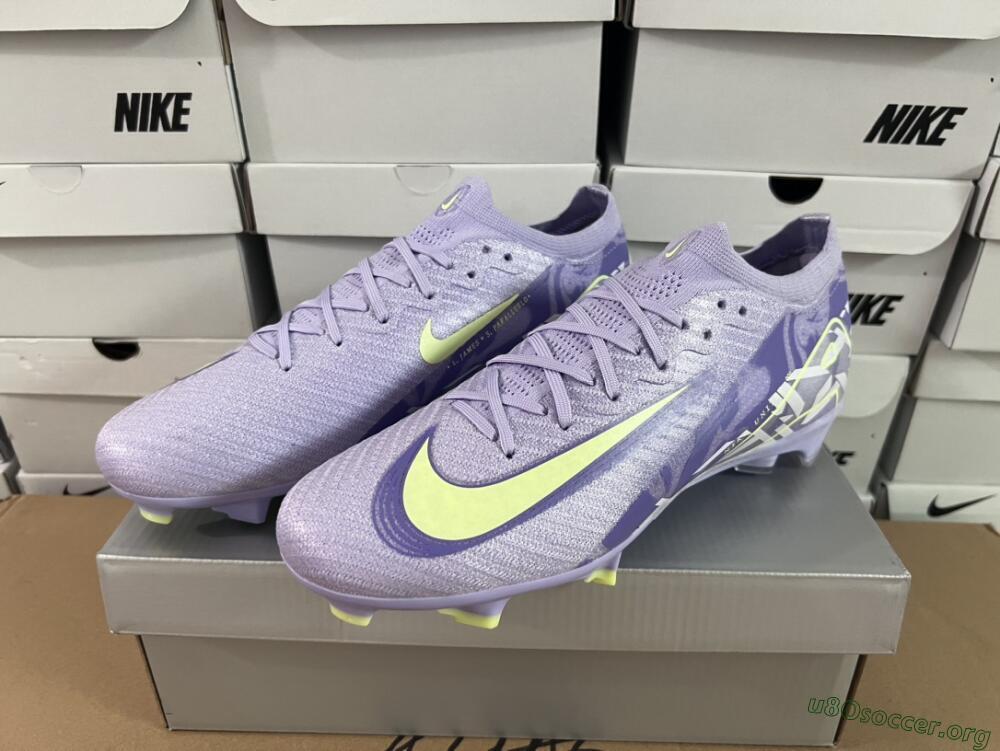 Nike Air Zoom Mercurial Vapor 16 Elite FG Football Boots - Purple/Yellow/White