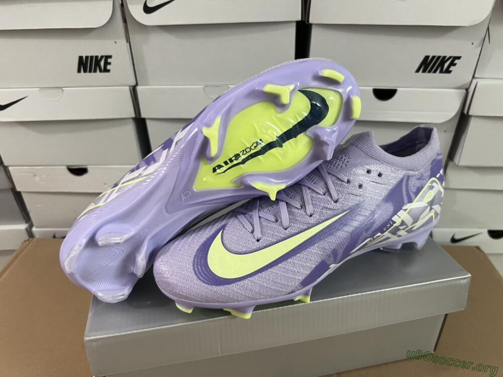 Nike Air Zoom Mercurial Vapor 16 Elite FG Football Boots - Purple/Yellow/White