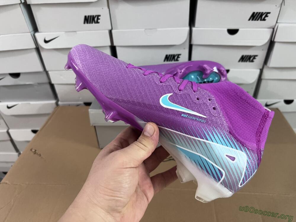Nike Air Zoom Mercurial Superfly 10 Elite FG Football Boots - Purple/Green