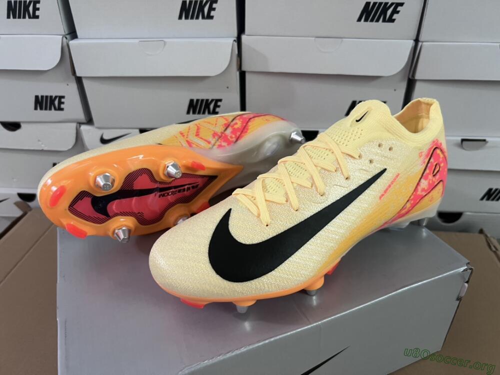 Nike Air Zoom Mercurial Vapor 16 Elite SG Football Boots - Yellow/Black/Red