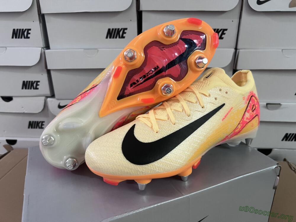 Nike Air Zoom Mercurial Vapor 16 Elite SG Football Boots - Yellow/Black/Red