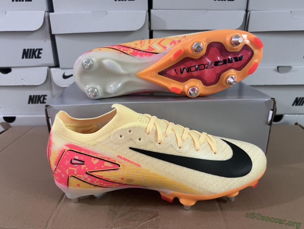 Nike Air Zoom Mercurial Vapor 16 Elite SG Football Boots - Yellow/Black/Red