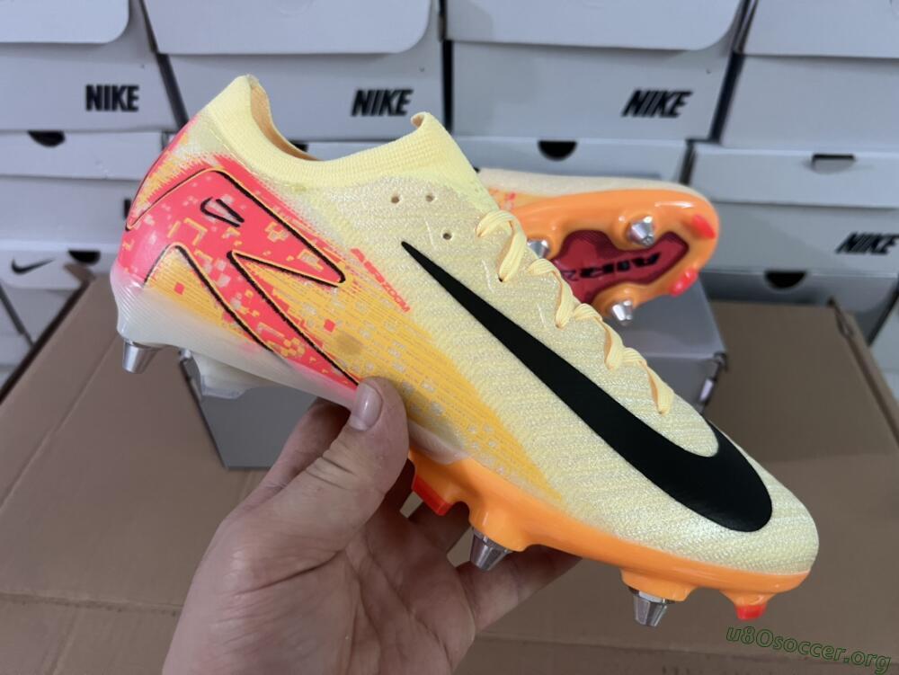 Nike Air Zoom Mercurial Vapor 16 Elite SG Football Boots - Yellow/Black/Red