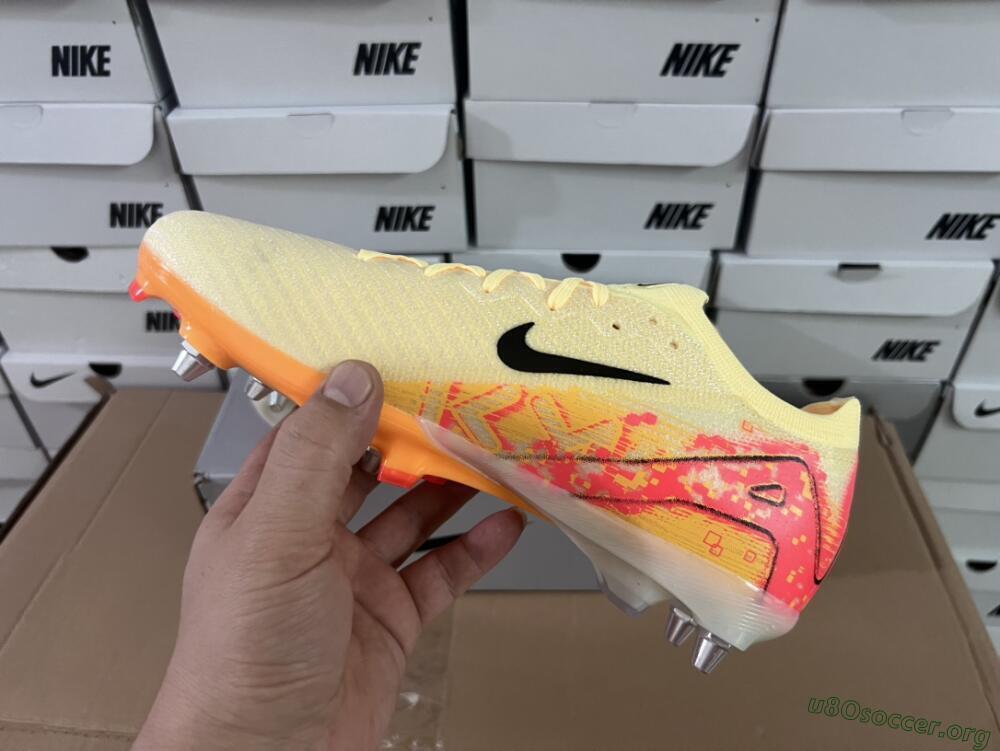 Nike Air Zoom Mercurial Vapor 16 Elite SG Football Boots - Yellow/Black/Red