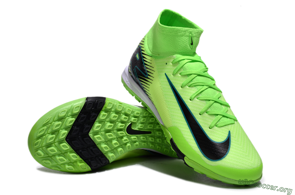 Nike Air Zoom Mercurial Superfly 10 Elite TF Football Shoes - Yellow/Black/White 0