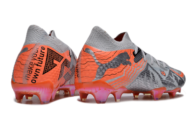 Puma Future Ultimate FG Football Boots - Silver/Red/Pink