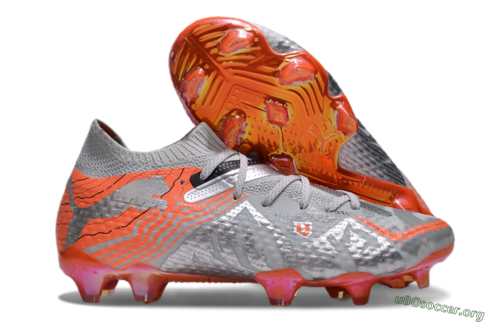 Puma Future Ultimate FG Football Boots - Silver/Red/Pink 2