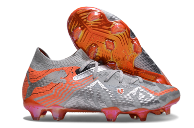 Puma Future Ultimate FG Football Boots - Silver/Red/Pink