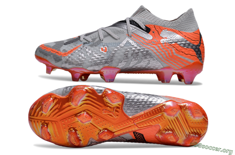 Puma Future Ultimate FG Football Boots - Silver/Red/Pink 1