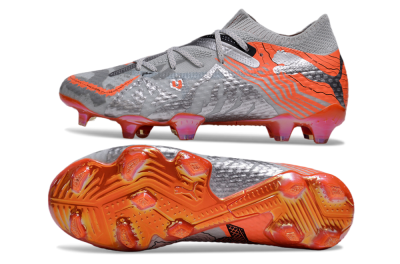 Puma Future Ultimate FG Football Boots - Silver/Red/Pink