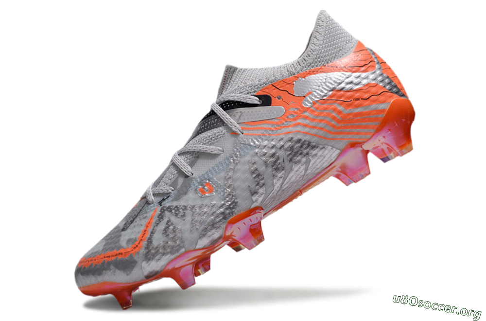Puma Future Ultimate FG Football Boots - Silver/Red/Pink 5